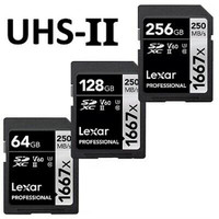 کارت حافظه SDXC لکسار مدل Professional کلاس 10 استاندارد UHS-II U3 سرعت 250MBps ظرفیت 128 گیگابایت
