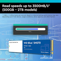 حافظه SSD وسترن دیجیتال مدل Blue SN570 ظرفیت 500 گیگابایت