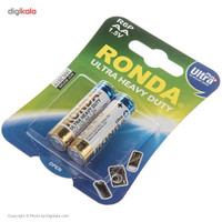 باتری قلمی روندا مدل Ultra Plus Ultra Heavy Duty بسته 2 عددی