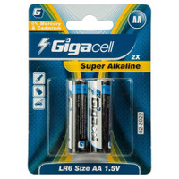 باتری قلمی و نیم قلمی گیگاسل مدل Super Alkaline - بسته 4 عددی