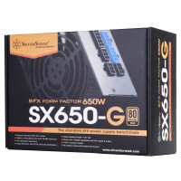 منبع تغذیه کامپیوتر سیلوراستون مدل SST-SX650-G V1.1