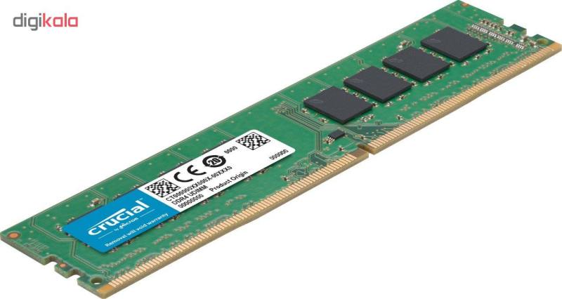 رم دسکتاپ DDR4 تک کاناله 2666  مگاهرتز کروشیال مدل CL17 ظرفیت 16 گیگابایت