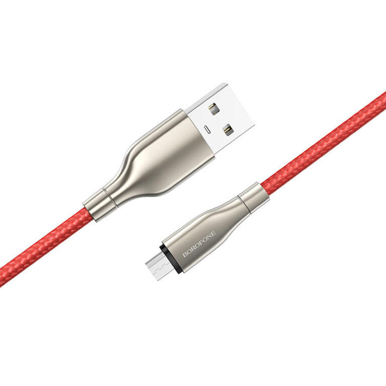 کابل تبدیل USB به microUSB بروفون مدل BX45 طول 1 متر