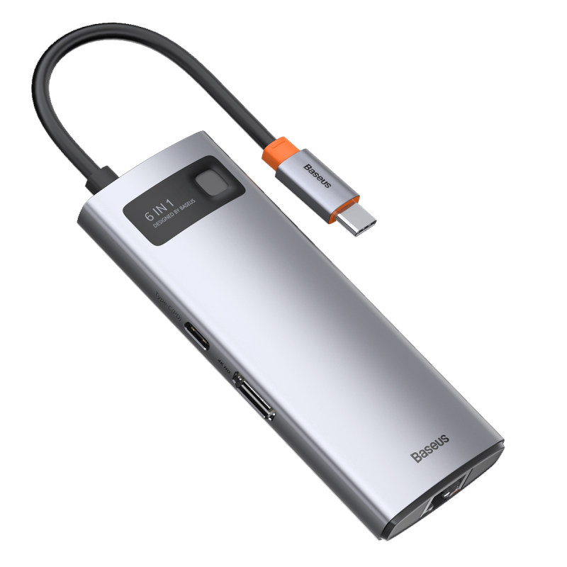 هاب 6 پورت USB-C باسئوس مدل CW0G