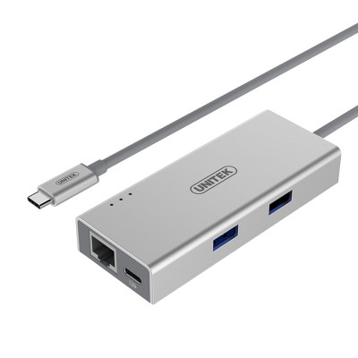 مبدل USB-C به LAN/USB3 یونیتک مدل Y9106