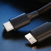کابل تبدیل USB-C به Micro-B یوگرین مدل US312-20103 طول 1 متر