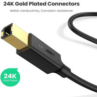 کابل USB-C پرینتر یوگرین مدل US241-50446 طول 2 متر