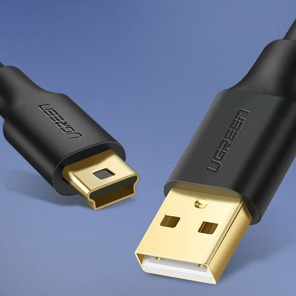 کابل تبدیل USB به Mini USB یوگرین مدل US132-10355 طول 1 متر