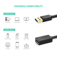 کابل افزایش طول USB 3.0 یوگرین مدل US129 طول 1 متر
