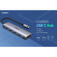 هاب 6 پورت USB-C یوگرین مدل CM195-70410