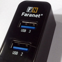 هاب USB 3.0 چهار پورت فرانت مدل FN-U3H403S