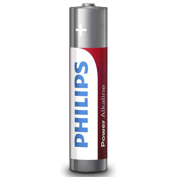 باتری نیم قلمی فیلیپس مدل LR03P4/97 بسته چهار عددی
