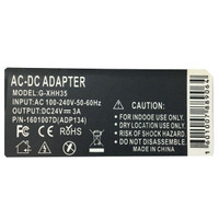 آداپتور 24 ولت 3 آمپر مدل G-XHH35 مناسب برای پرینتر های حرارتی
