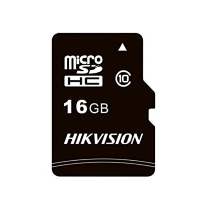 کارت حافظه microSDHC هایک ویژن مدل C1 کلاس 10 استاندارد UHS-I  سرعت 92MBps ظرفیت 16 گیگابایت به همراه آداپتور SD