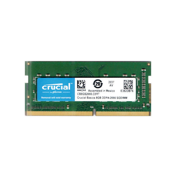 رم لپ تاپ DDR4 تک کاناله 2666 مگاهرتز CL19 کروشیال مدل CB8GS2666.C8RT ظرفیت 8 گیگابایت