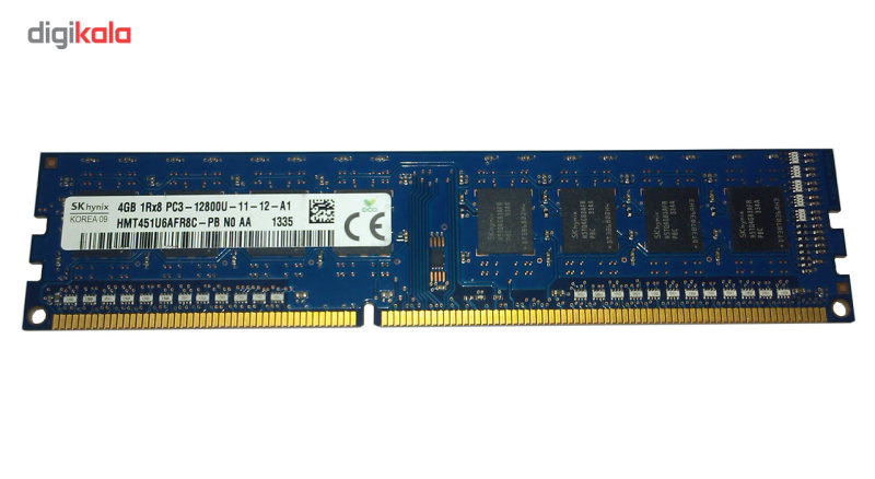 رم دسکتاپ DDR3 تک کاناله 1600 مگاهرتز اس کی هاینیکس مدل 12800 ظرفیت 4 گیگابایت