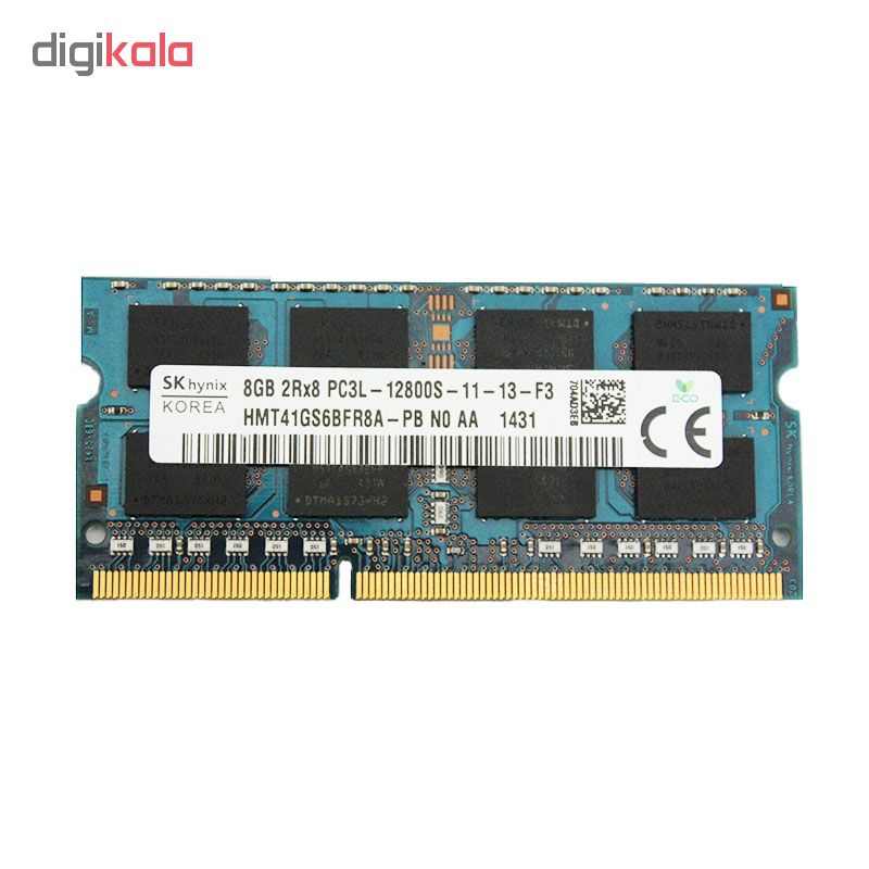 رم لپ تاپ DDR3 تک کاناله 1600 مگاهرتز CL11 اس کی هاینیکس مدل HMT41GS6BFR8A ظرفیت 8 گیگابایت