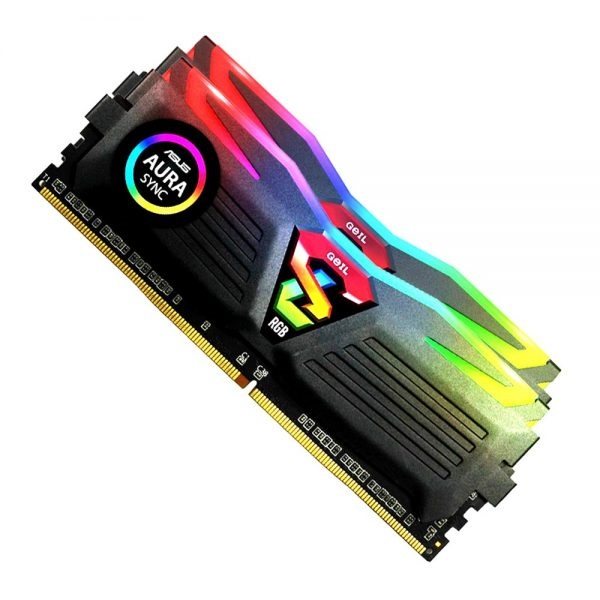 رم دسکتاپ DDR4 دو کاناله 4133 مگاهرتز CL19 گیل مدل SUPERLUCE RGB ظرفیت 16 گیگابایت