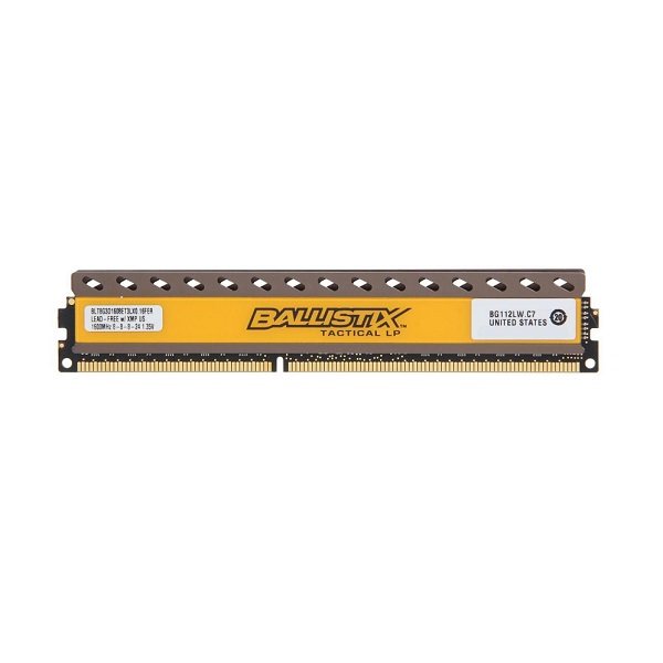 رم دسکتاپ DDR3L تک کاناله 1600 مگاهرتز CL8 کروشیال مدل BALLISTIX TACTICAL-LP ظرفیت 4 گیگابایت