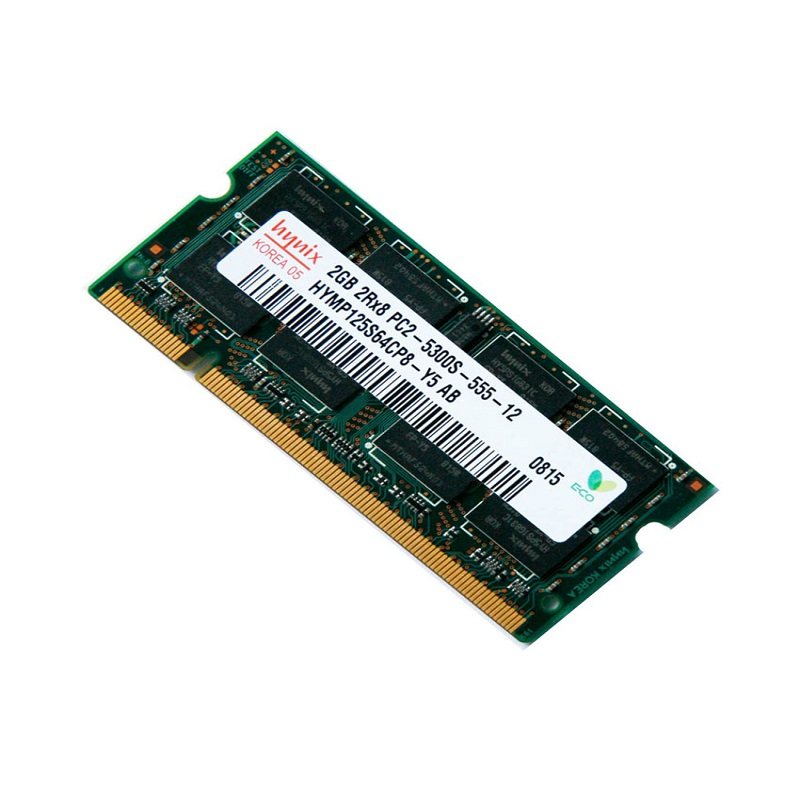 رم لپ تاپ DDR2 تک کاناله 5300 مگاهرتز CL5 هاینیکس مدل HY6612 ظرفیت 2 گیگابایت