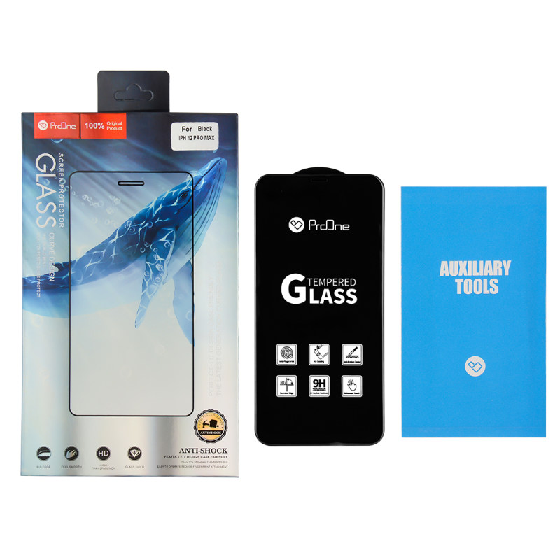 محافظ صفحه نمایش پرووان مدل Tempered Glass مناسب برای گوشی موبایل اپل Iphone 12 Pro Max