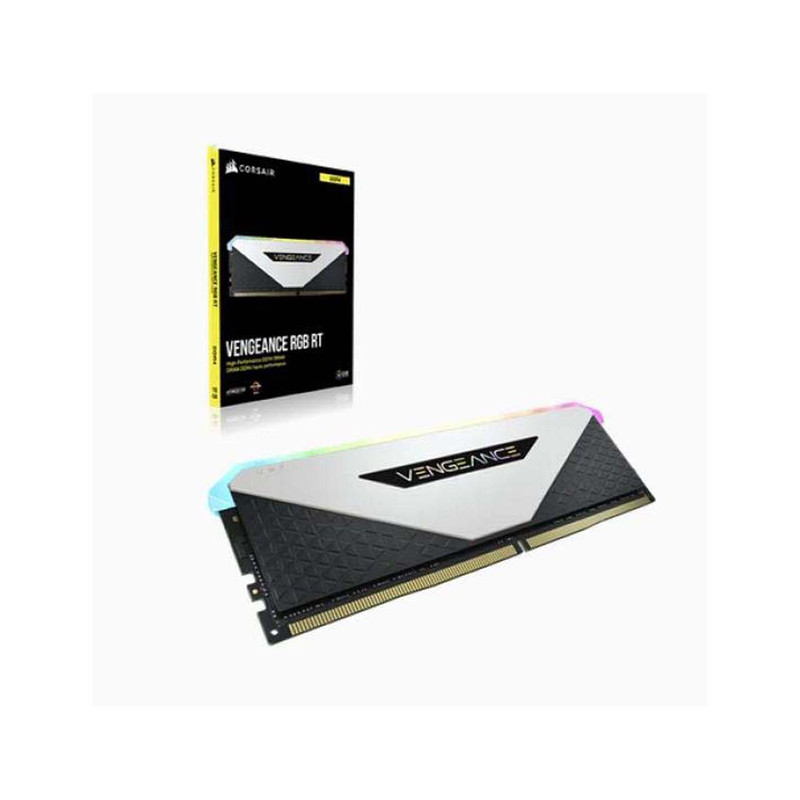رم دسکتاپ DDR4 دو کاناله 3600 مگاهرتز CL18 کورسیر مدل VENGEANCE RGB RT ظرفیت 16 گیگابایت